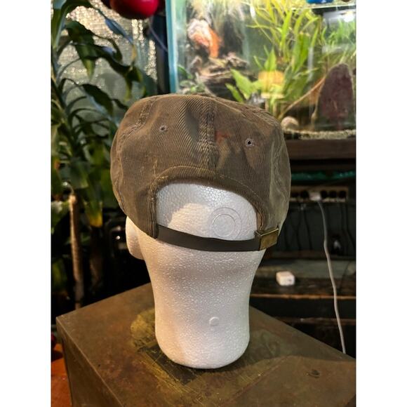 Vintage hat snowmobile snapback corduroy Maine cap. great patch! - Picture 3 of 10